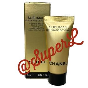 NEW CHANEL SUBLIMAGE LES GRAINS DE VANILLE Face Mask Exfoliator Scrub Skincare
